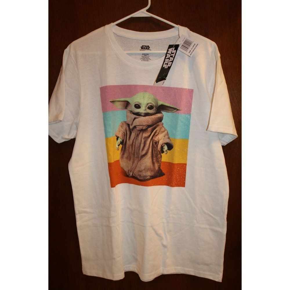 Star Wars The Mandalorian White X-Large T-shirt‎